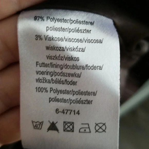 Pinstripe chocolate blazer - Picture 3 of 4